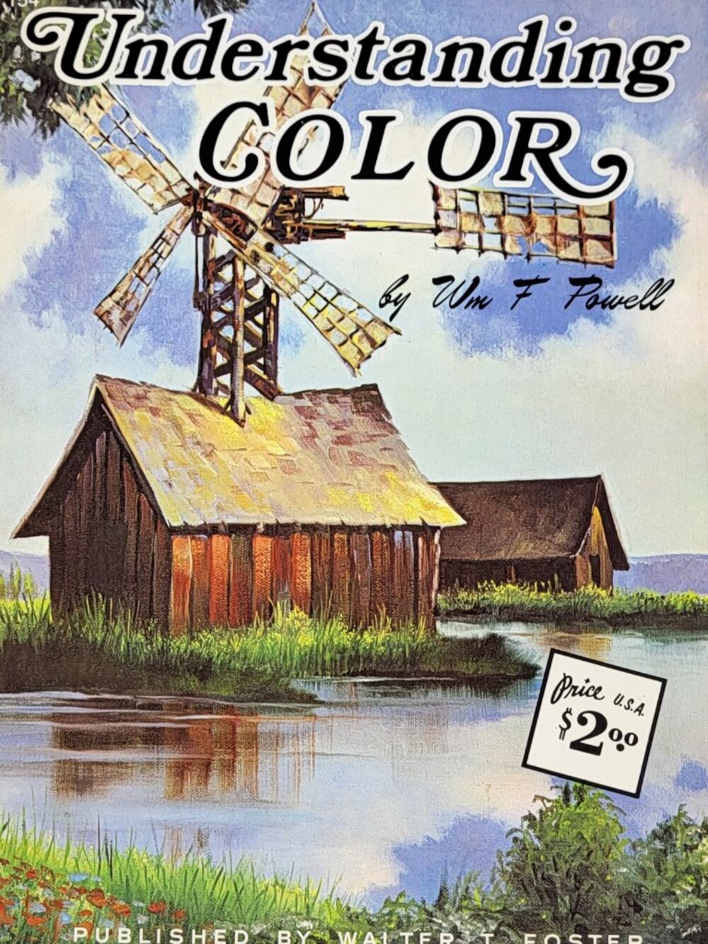 Vtg Understanding Color Art Book #154 W.F. Powell W. Walter '80s Publication USA